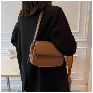 Spring Summer New Saddle Versatile Shoulder Small Square Commuter Fashion Crossbody Women’s Bag