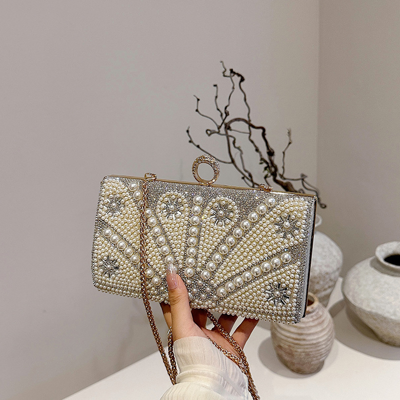 Diamond-encrusted Socialite Handbag Style High-end Evening Shoulder Crossbody Bag - Image 4