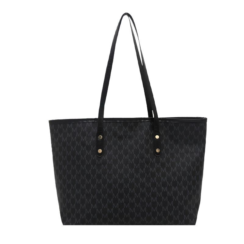2026 New Women's Simple Fashion Letter Print Shoulder Tote Bag - Image 5