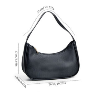 High-end Niche Design Baguette Shoulder Bag Cute Hobo Handbag Mini Clutch With Zipper