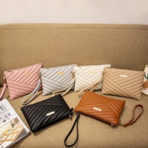 Diamond Pattern Clutch For Women New Arrival Fashionable Versatile Small Square Crossbody Bag Phone Coin Purse