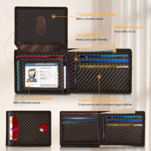 High Quality New Genuine Leather Soft Men’s Ultra-thin Wallet For Men