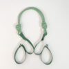 Green striped shoulder strap