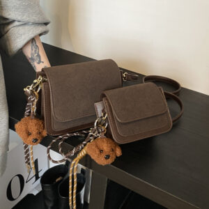 Trendy Vintage-style 2026 New Model Women’s Crossbody Casual Simple Fashion Small Square Bag