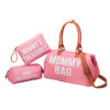 Pink + two small bags