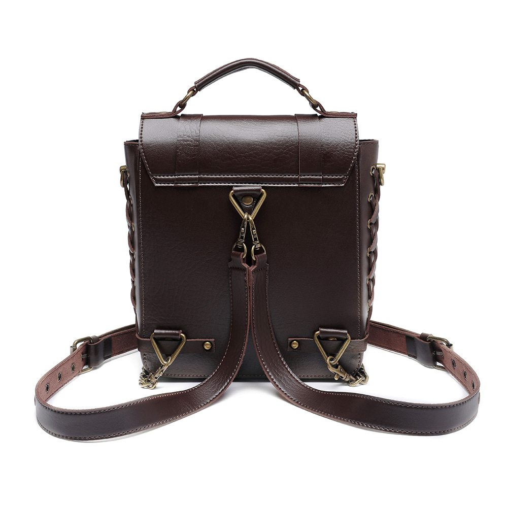 New Retro Style Backpack Niche Chain Women's One-shoulder Crossbody Bag - Image 4