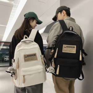 Travel computer backpack, leisure middle and high school student, large capacity backpack