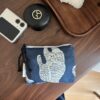 Navy blue navy leopard