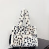 white leopard print