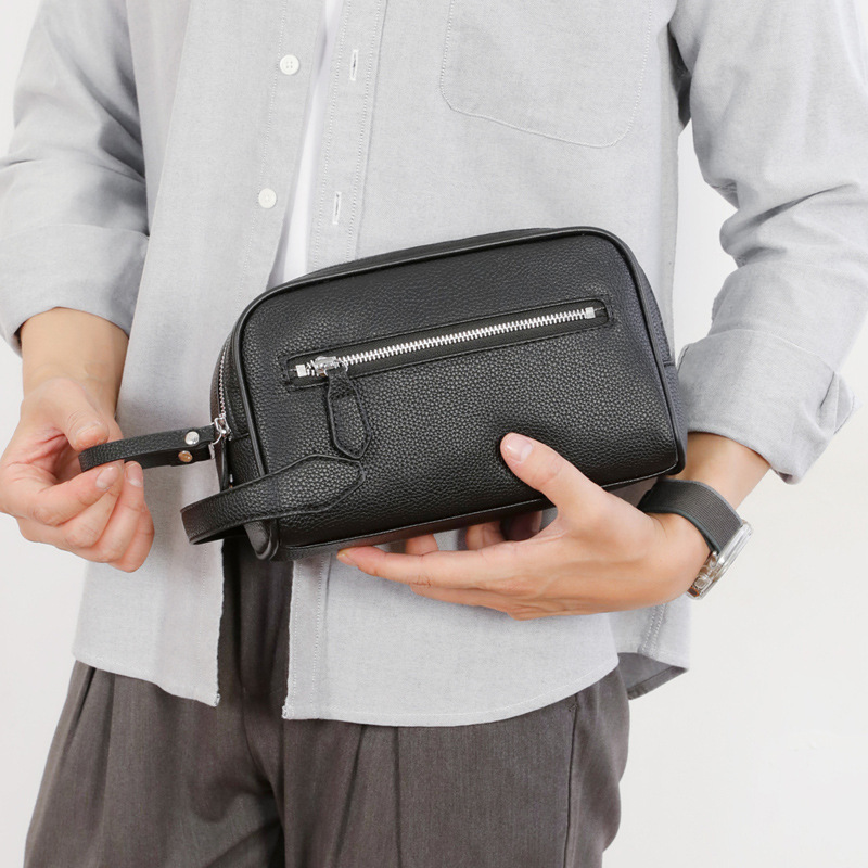 Men's Small Square for Autumn/Winter with Wide Strap New Style Crossbody Shoulder Bag - Image 2