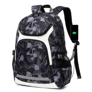 Women’s Bags New Large Capacity Backpack Casual Student Schoolbag Men’s Printed Computer Bag Men