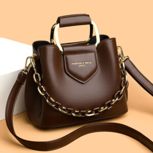 Women’s 2026 New Bucket Trendy Korean Shoulder Handbag Chain Commuter Crossbody Fashion Bag
