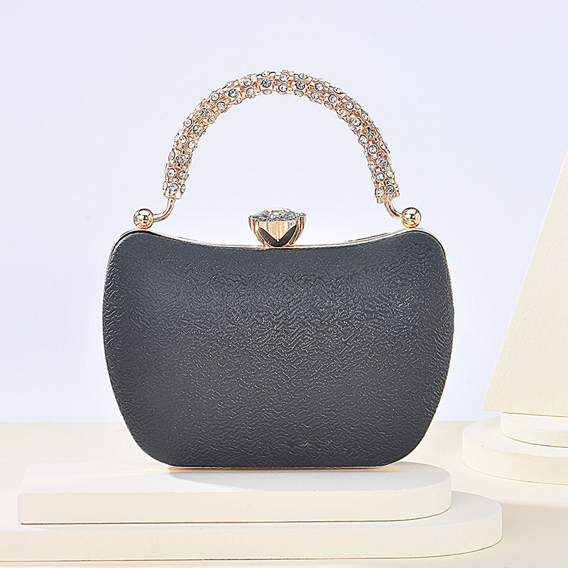 Elegant Socialite Evening Street Fashion Diamond-Encrusted Handbag Chain Dress Bag - Image 8
