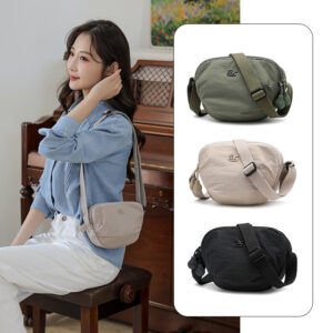 Harajuku Simple Water-Resistant Phone For Women Trendy Lightweight Single Shoulder Crossbody Mini Bag New Versatile Coin