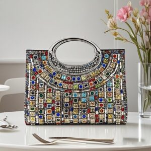 New Full Brick Handbag Evening Single Shoulder Clutch Solid Color Wedding Party Cheongsam Bag
