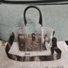 Transparent two-piece bag