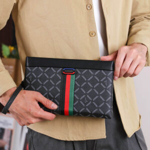 Large Capacity Business Envelope Men’s High End Fashion Personality Trend Clutch Bag