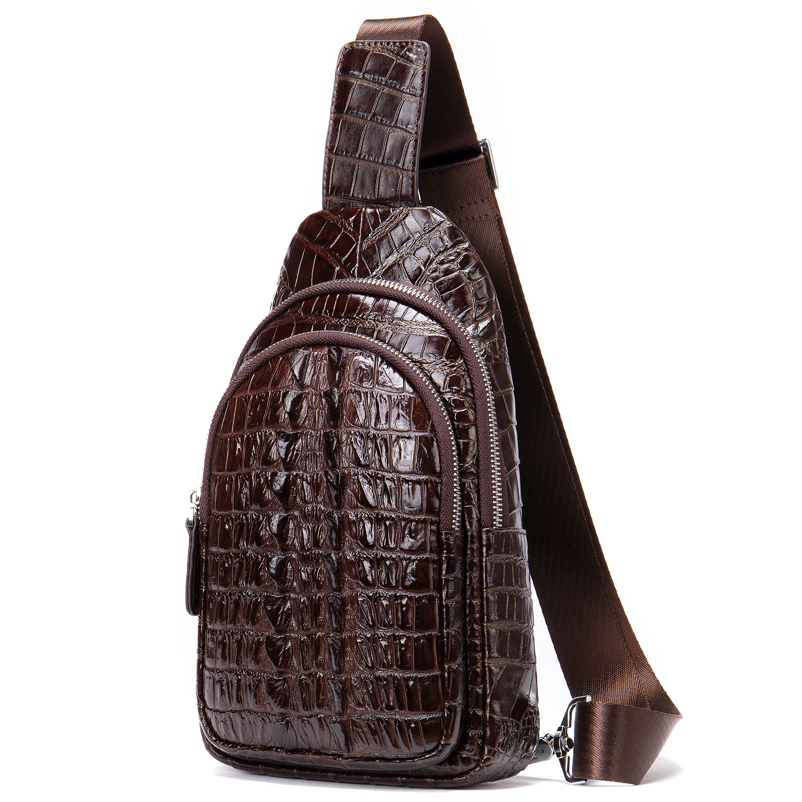 Casual chest large capacity, fashionable crossbody bag, high-end for men - Image 5