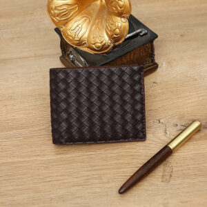 Woven Short Youth Card Wallet Multi-function Horizontal Men’s Bag