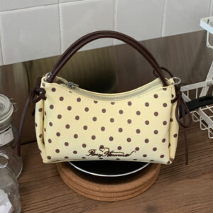 Unique Stylish Women’s Handbag, Tote 2026 New Model, Simple Small Square Bag, Fashionable Polka Dot Shoulder And