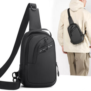 New Breast Waterproof Multi-functional Backpack Outdoor Leisure High-end Men’s Messenger Bag