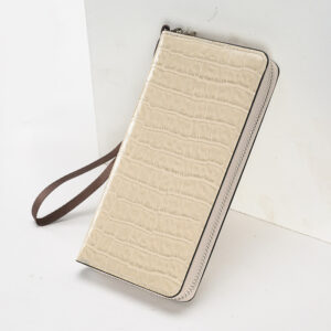 Coin Purses & Holders New Crocodile Pattern Long Clutch Women’s Multi Card Slot Zipper Wallet Wrist Bag Hot Sale