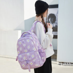 Korean Style Junior High Backpack For Girls Summer Ins Large Capacity Waterproof Casual Elementary School Student Bag