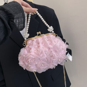European And American Pearl Small Flower Underarm 2026 New Trendy Versatile Elegant Shoulder High-Value Fashion Design
