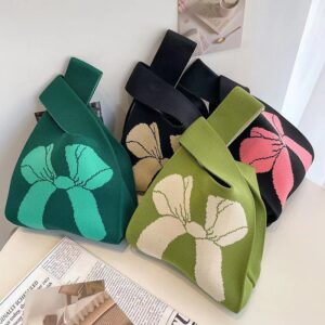 New Women’s Small Handheld Tote Fashionable Portable Storage Korean Style Shoulder Gift Bag