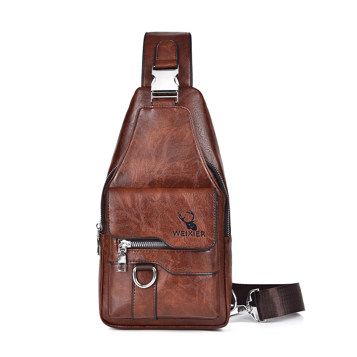 Shoulder Large Capacity Waterproof Men's Crossbody Bag - Image 10