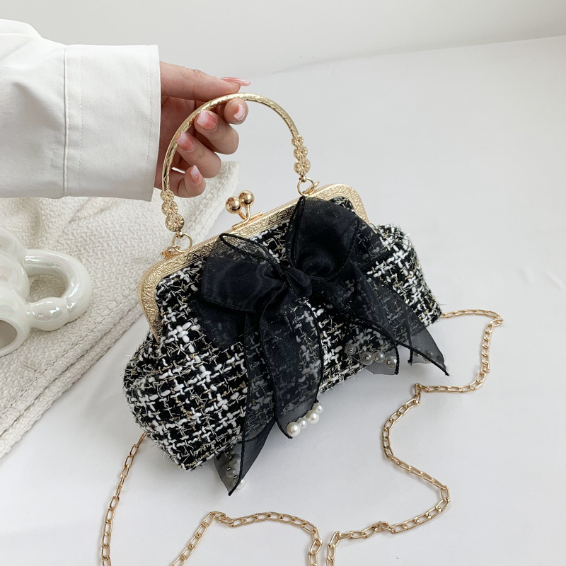 Women's New Fashionable Simple Beautiful Messenger Casual Trend Chain Shoulder Bag - Image 6