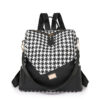 Houndstooth Black