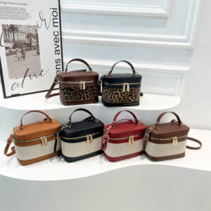 Fashion Korean Style Color-Block Handbag Box For Women 2026 Spring New Light Luxury Shoulder Commuter Crossbody Bag