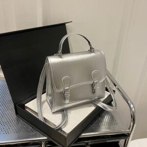 British Fashion For Women 2026 Korean College Style Double Buckle High-end Small Backpack