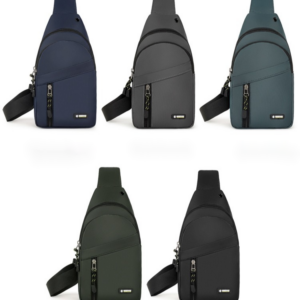 Business Men’s Shoulder Wear-resistant Oxford Cloth Casual Backpack, Sports Chest Bag, Korean Version Crossbody Bag