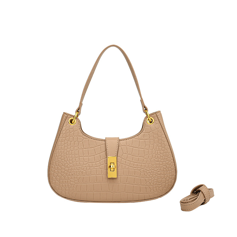 New Arrival Stone Texture Shoulder Bag Classic Elegance Minimalism Handbag - Image 3