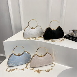 Niche Design Casual Texture Crescent 2026 Spring New Fashion Trendy Women’s Shoulder Crossbody Bag