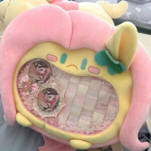 Trendy Soft 2026 Cute Pony Anime Plush Backpack Large Capacity Girly Pain Relief Bag