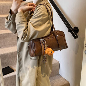 Commuting Large Capacity For Women 2026 New Autumn Winter Versatile Shoulder Underarm Fashion Handheld Boston Bag