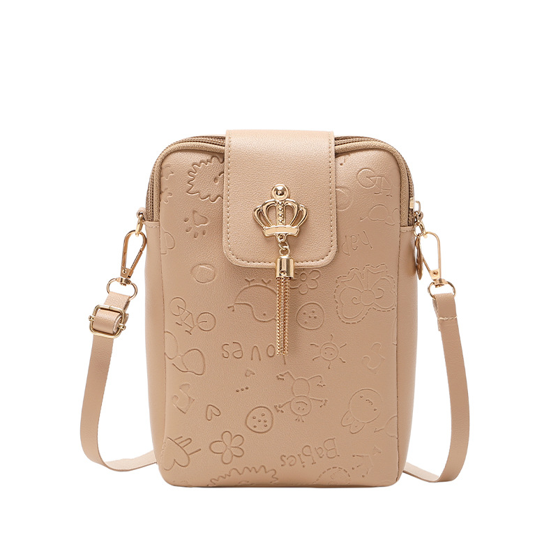 Fashion Printed Phone 2026 Women's Trendy Versatile Embossed Crossbody Bag For Women - Image 5