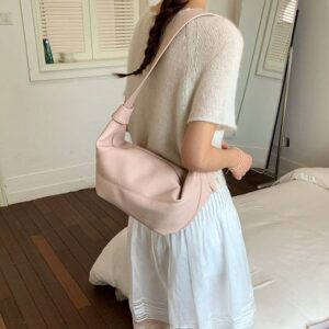 Korean-style Large-capacity Crossbody For Women, 2026 New Trendy Spring-summer Fashion College Horn B, Shoulder Tote