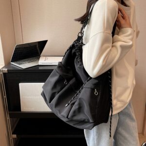 2026 New Winter Women’s Shoulder Bag Trendy Fashion Large Capacity Simple Casual Student Crossbody Backpack