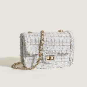Niche design women’s underarm style chain high end shoulder crossbody small square bag