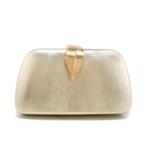 New High-End Leather Evening Bag For Women, Party Metal Clutch Bag, Versatile Dress Crossbody Handbag