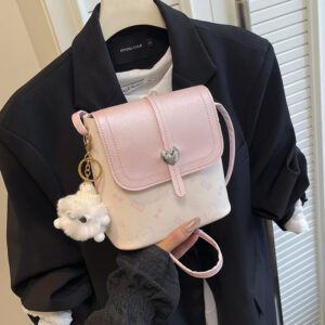 2026 New Vintage Floral Print Women’s Mini Shoulder Crossbody Lightweight Bucket Bag