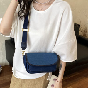 Unique Color-blocked 2026 New Trendy Versatile Shoulder Fashionable Crossbody Stylish Small Square Bag