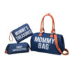 Dark blue + two small bags