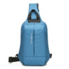 Blue silk