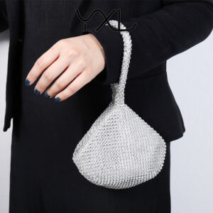 Fashion With Rhinestones Handmade Banquet Versatile Evening Landmine Clutch Handbag Women’s Bag