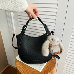 Women’s Stylish Versatile Small Crossbody Handbag Shopping Basket Niche Design New Fashion Bucket Bag